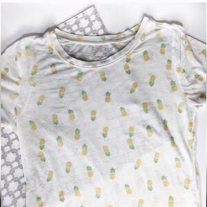 Zoe + Liv Pineapple Cotton Tee T-Shirt